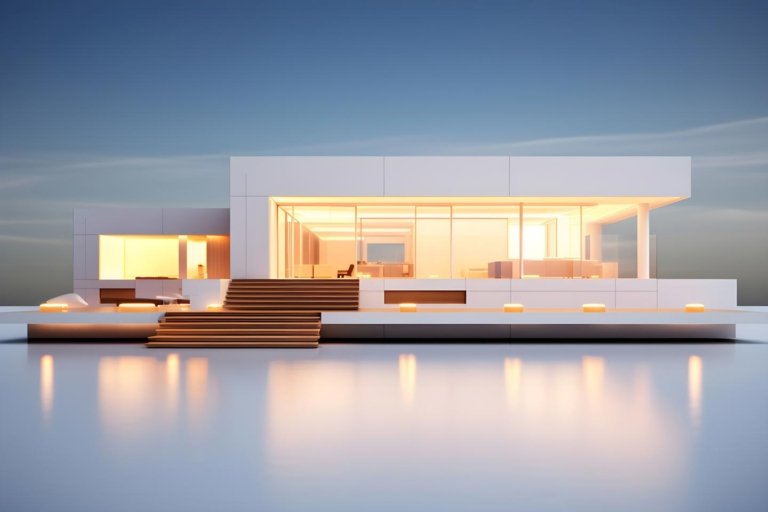 Casa unifamiliar con jardín y piscina privada